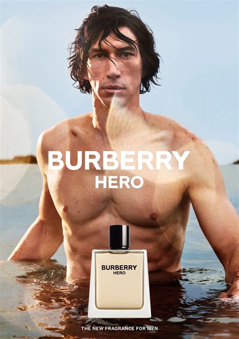 model burberry hero|adam driver perfume.